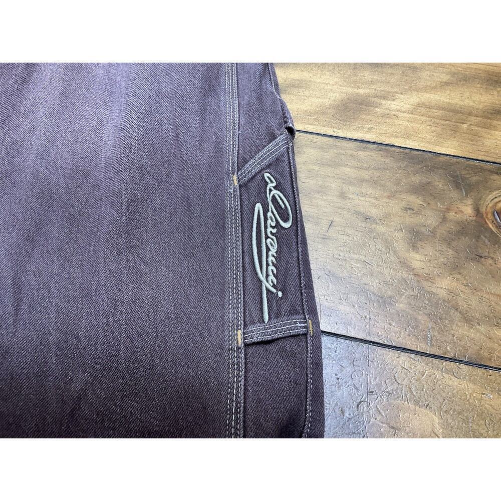 Vintage Davoucci Brown Hip Hop Jnco Style Men’s Jeans Size 34x32 - Picture 4 of 11